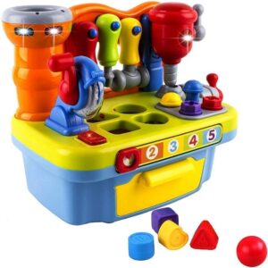 Musical Learning Workbench Toy – Sounds, Lights