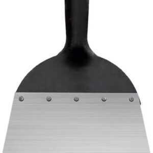 Outdoor Garden Cleaning Shovel Multi-Functional Steel Flat Shovel Ice Shovel Weeding Planting Farm Weeding Tool (S: 21X25.5X3.4CM)