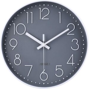 jomparis 12" Silent Non‑Ticking Wall Clock (c. 8138‑16in)