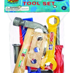 US Toy Tool Set - Construction Handyman Pretend Playset (12 Pieces) Halloween